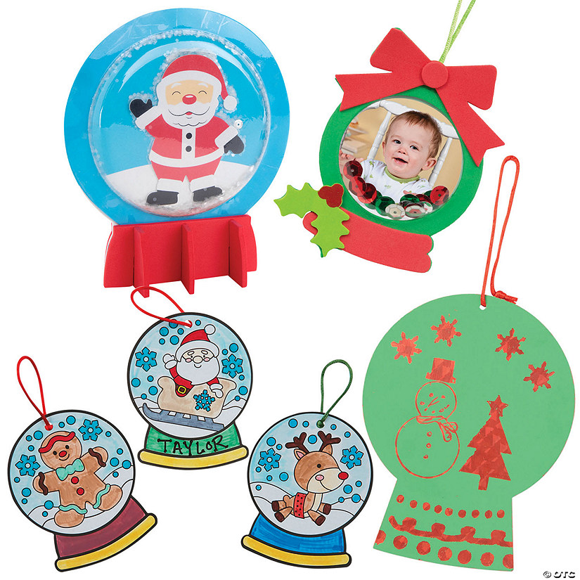 Bulk 48 Pc. Snow Globe Craft Kit Assortment