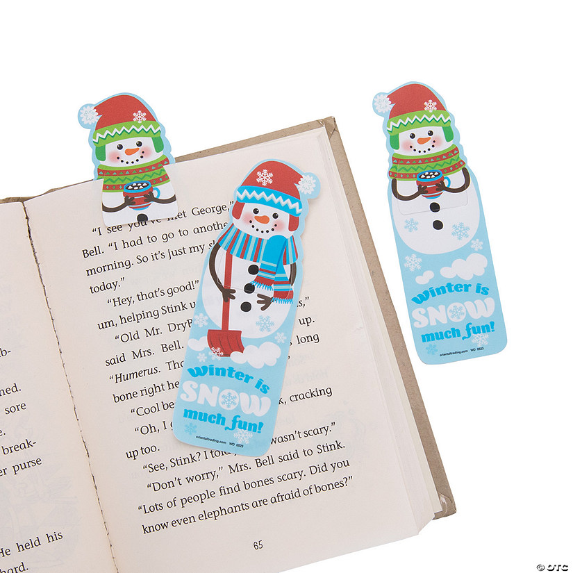 Bulk 48 Pc. Snowman Clip Bookmarks Image