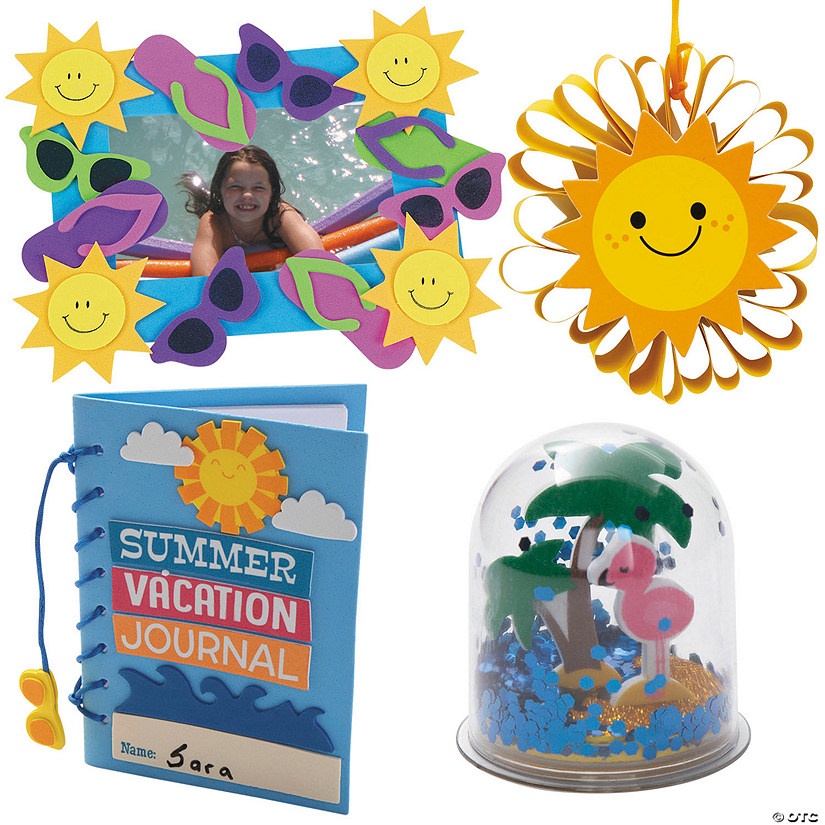 Bulk 48 Pc. Summer Break Craft Kit Assortment Image