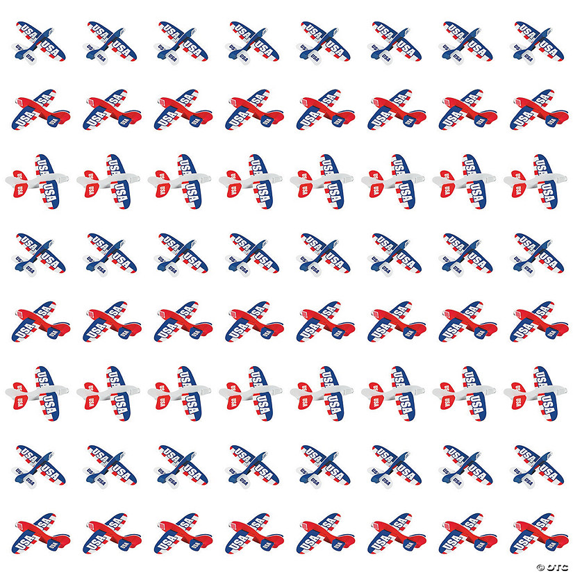 Bulk 48 Pc. USA Gliders Oriental Trading