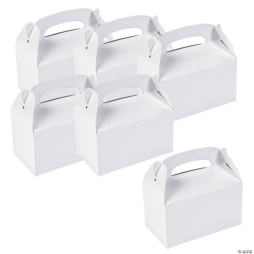 Bulk 48 Pc. White Favor Boxes Image
