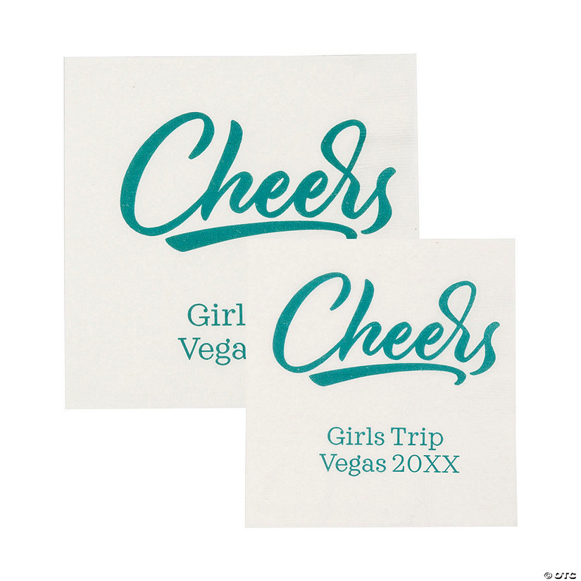 Bulk 50 Ct. Personalized Cheers Napkins Image