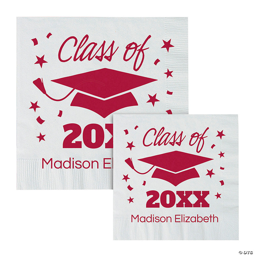 Bulk 50 Ct. Personalized Class of Napkins Image