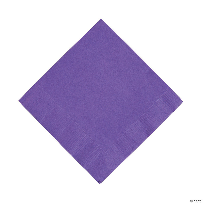 Bulk  50 Pc. Amethyst Luncheon Napkins Image