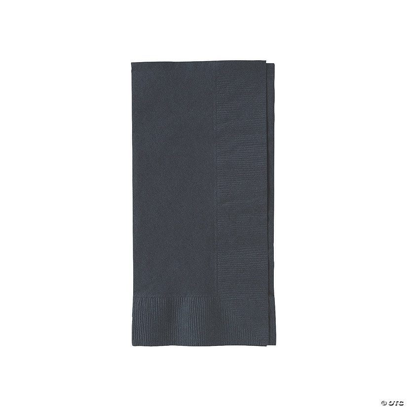 Bulk  50 Pc. Black Dinner Napkins Image