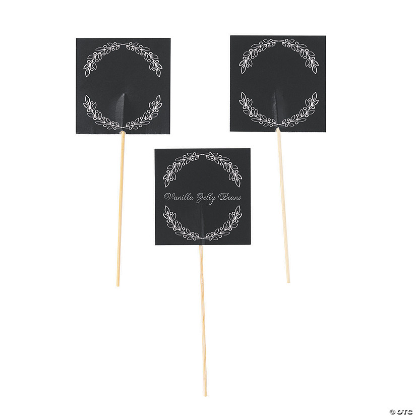 Bulk  50 Pc. Chalkboard Buffet Label Picks Image