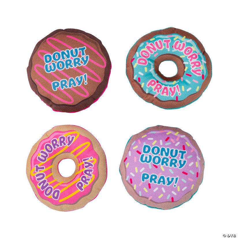 Bulk 50 Pc. Donut Worry Pray Stuffed Donuts Image