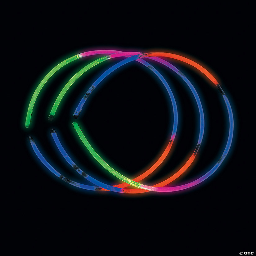 Bulk 50 Pc. Five-Color Glow Necklaces Image