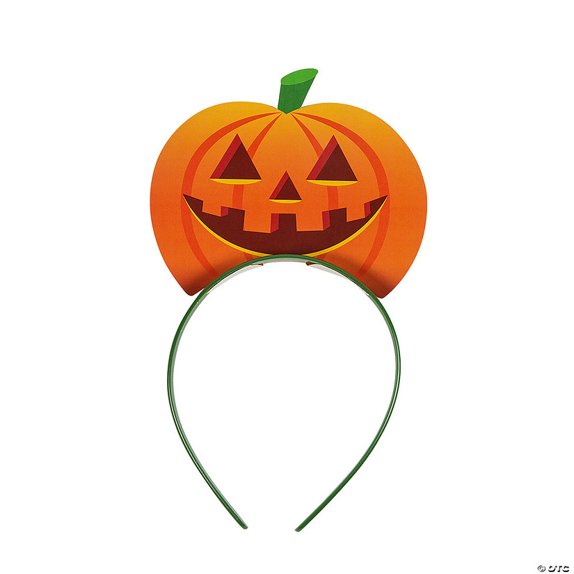 Bulk 50 Pc. Halloween Jack-o-Lantern Headbands Image