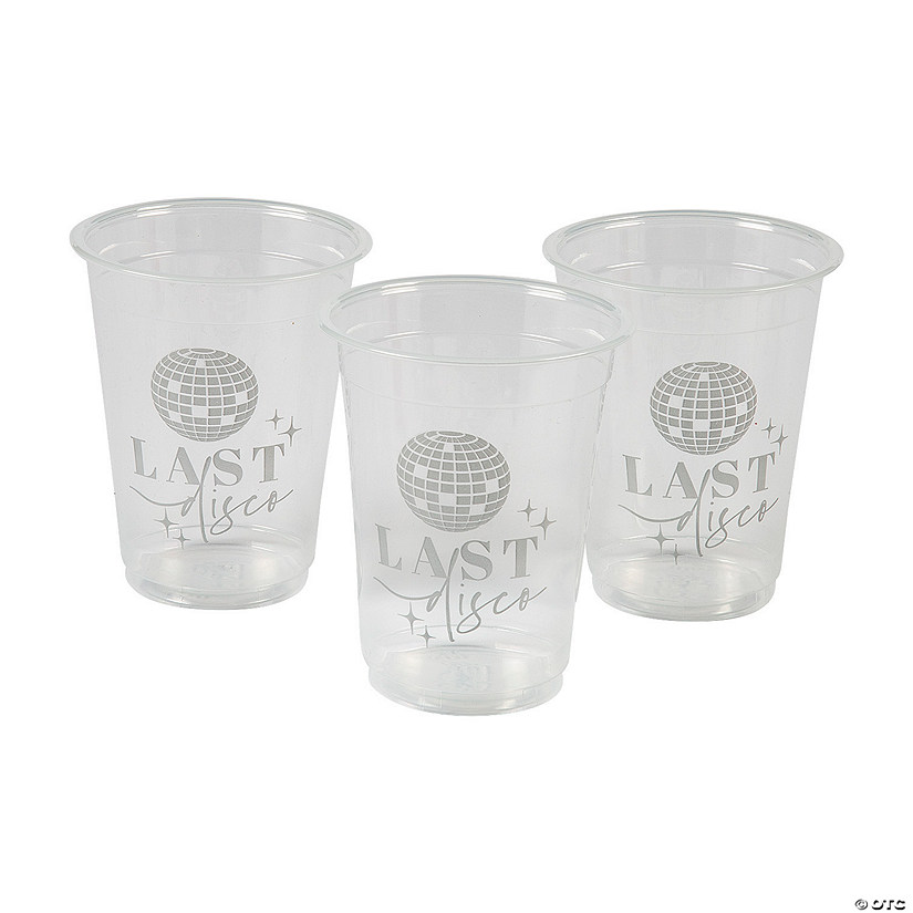 Bulk 50 Pc. Last Disco Bachelorette Disposable Plastic Cups 16 oz