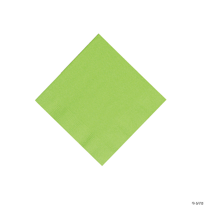 Bulk  50 Pc. Lime Beverage Napkins Image