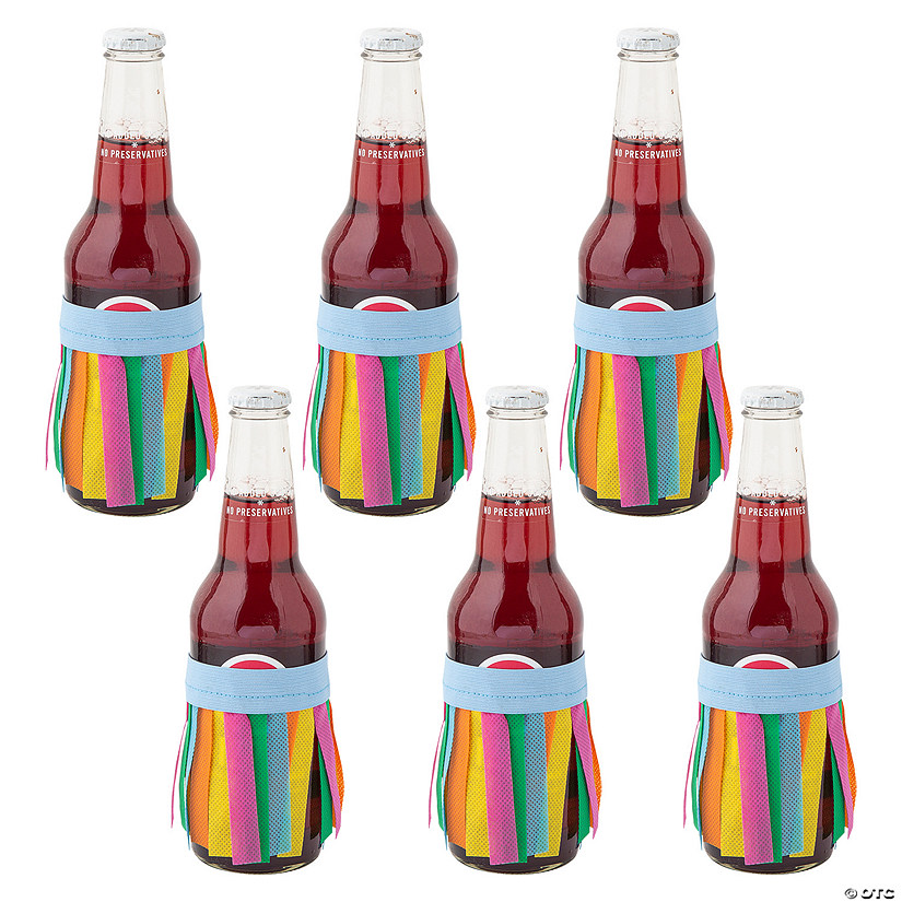 Bulk 50 Pc. Luau Drink Hula Skirts Image