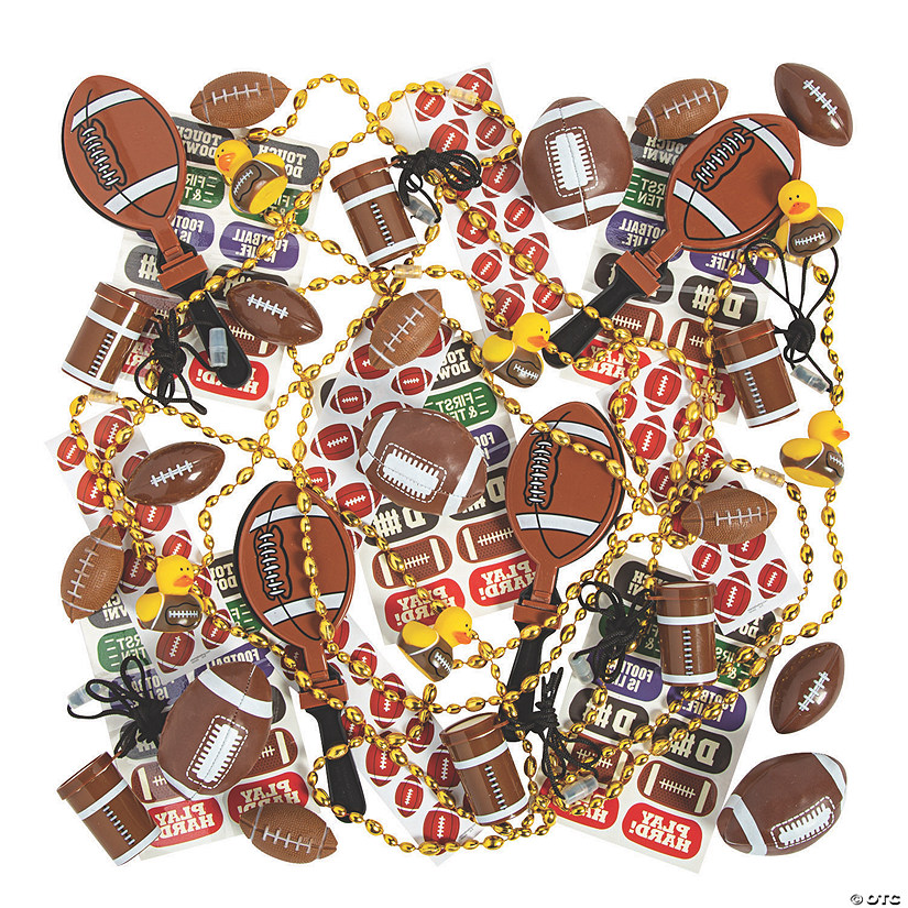 Bulk 50 Pc. Mini Football Handout Assortment Oriental Trading