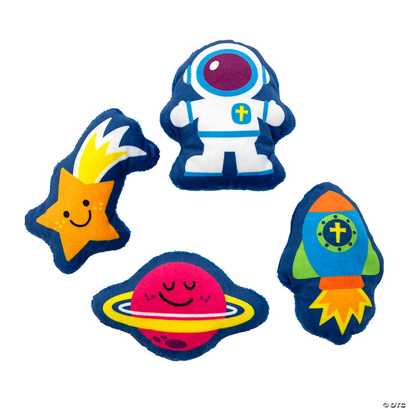 Bulk 50 Pc. Outer Space VBS Stuffed Character Assortment Image