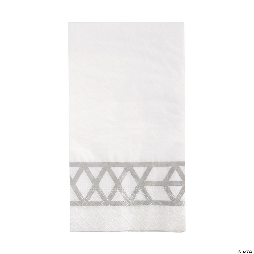 Bulk  50 Pc. Premium White Paper Napkin with Design Image