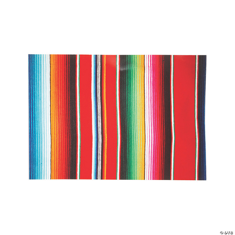 Bulk  50 Pc. Sarape Print Paper Placemats Image