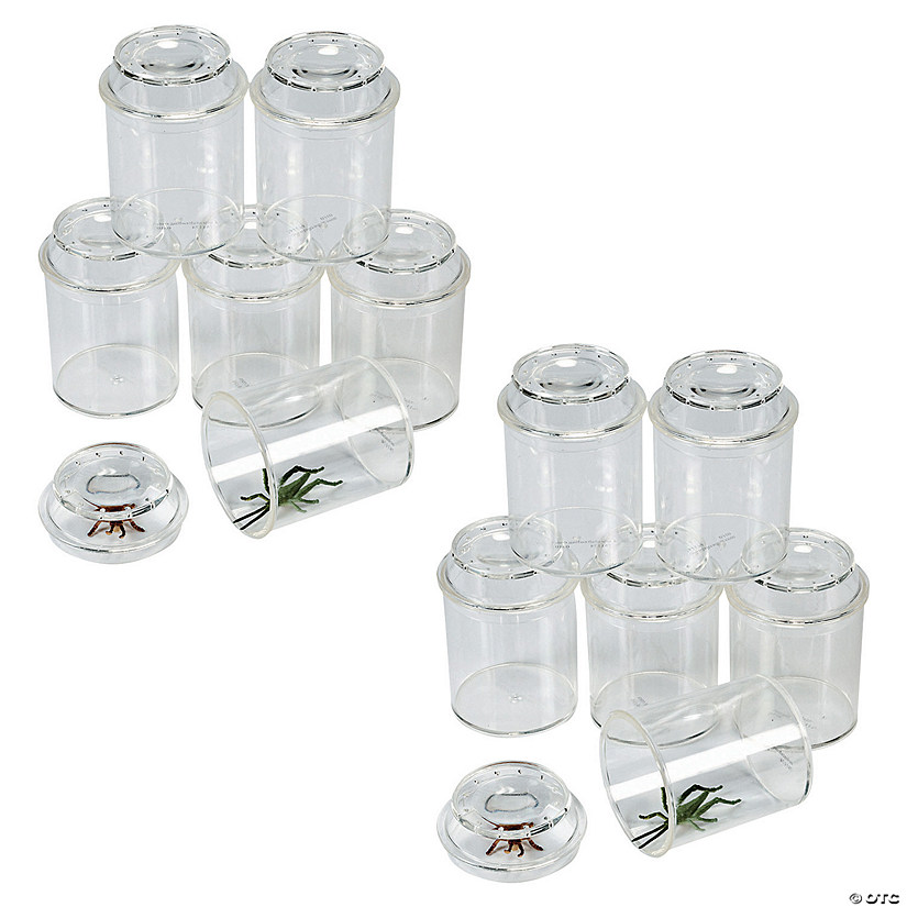 Bulk 50 Pc. See-Through Bug Jars Image
