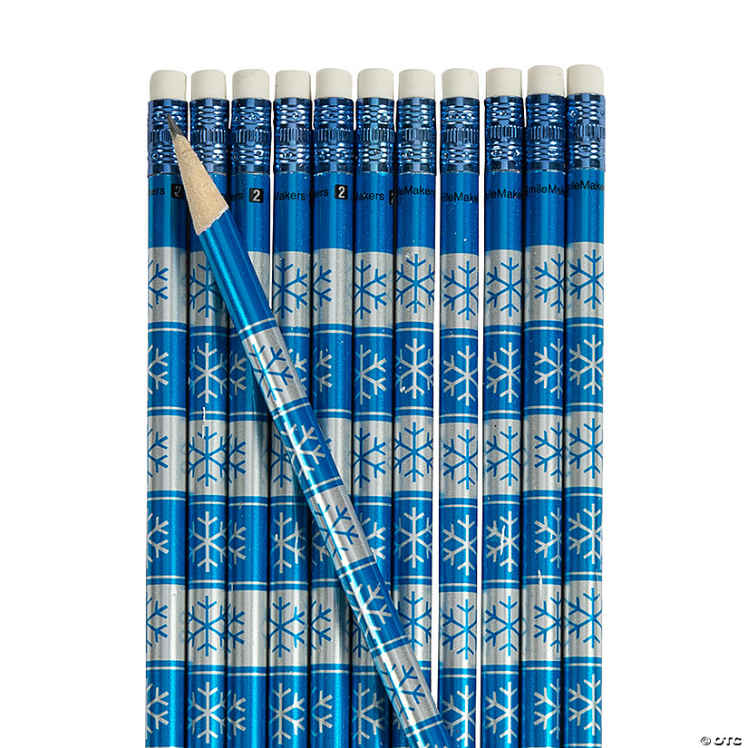 Bulk 50 Pc. Snowflakes Pencils Image