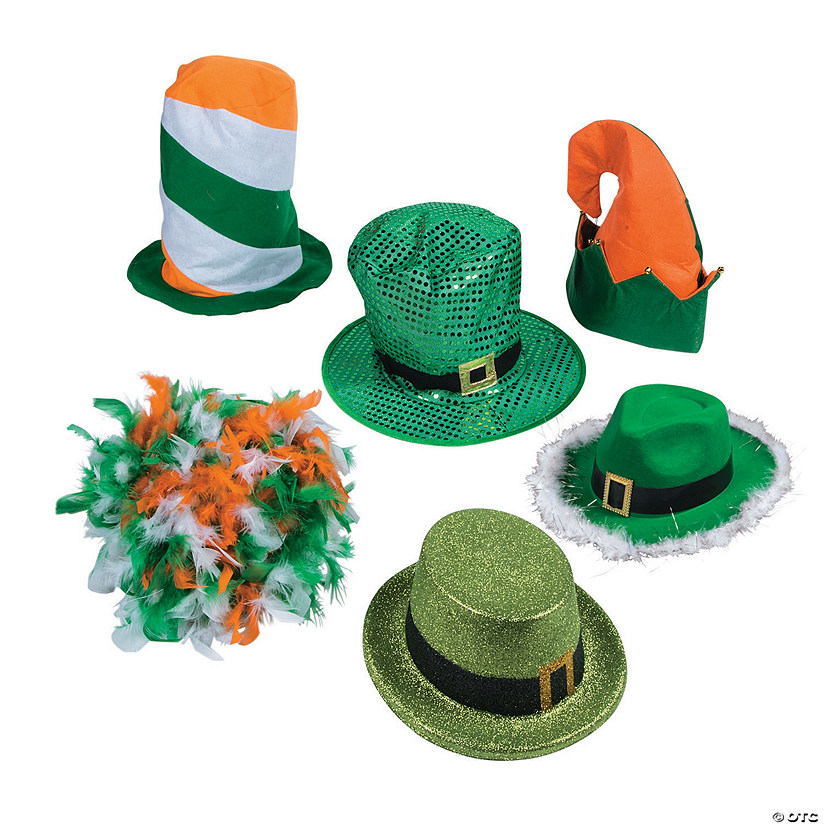 Bulk 50 Pc. St. Patrick&amp;#8217;s Day Hat Assortment Image
