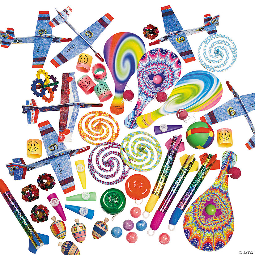 Bulk 50 Pc. Super Novelty Toy &amp; Activity Assortment Image