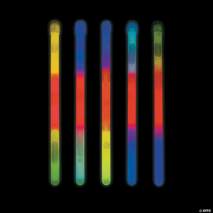 Bulk 50 Pc. Tri-Color Glow Sticks Image