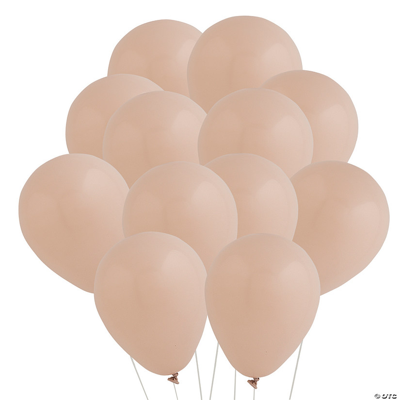 Bulk 50 Pc. Tuftex Matte Cameo 5" Natural Latex Balloons Image