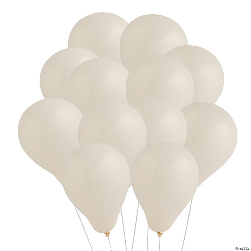 Bulk 50 Pc. Tuftex Matte Lace 5" Natural Latex Balloons Image