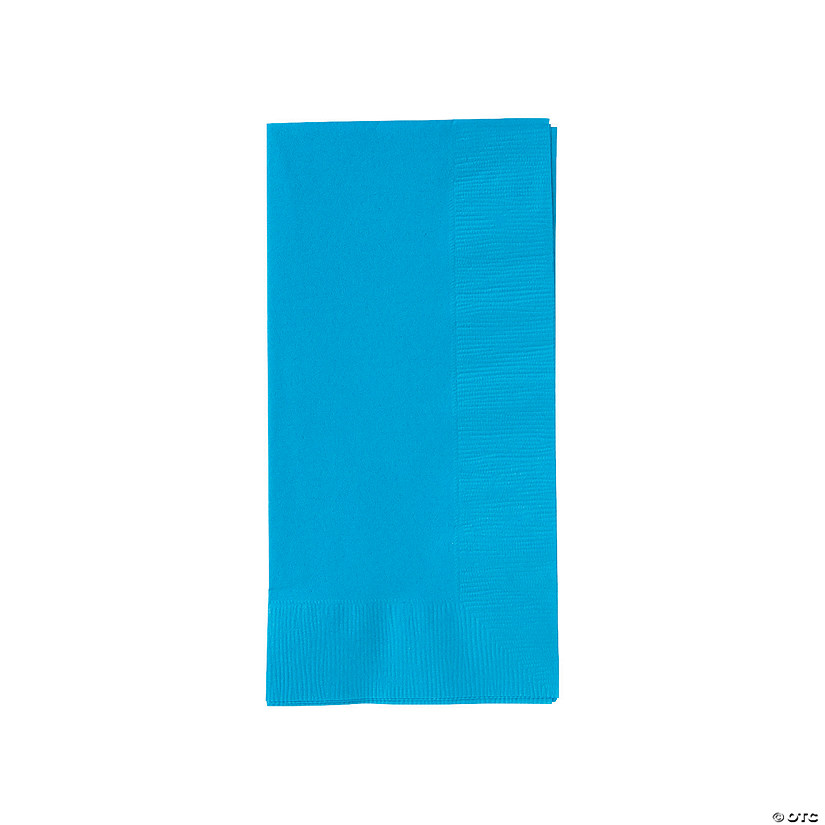 Bulk  50 Pc. Turquoise Dinner Napkins Image