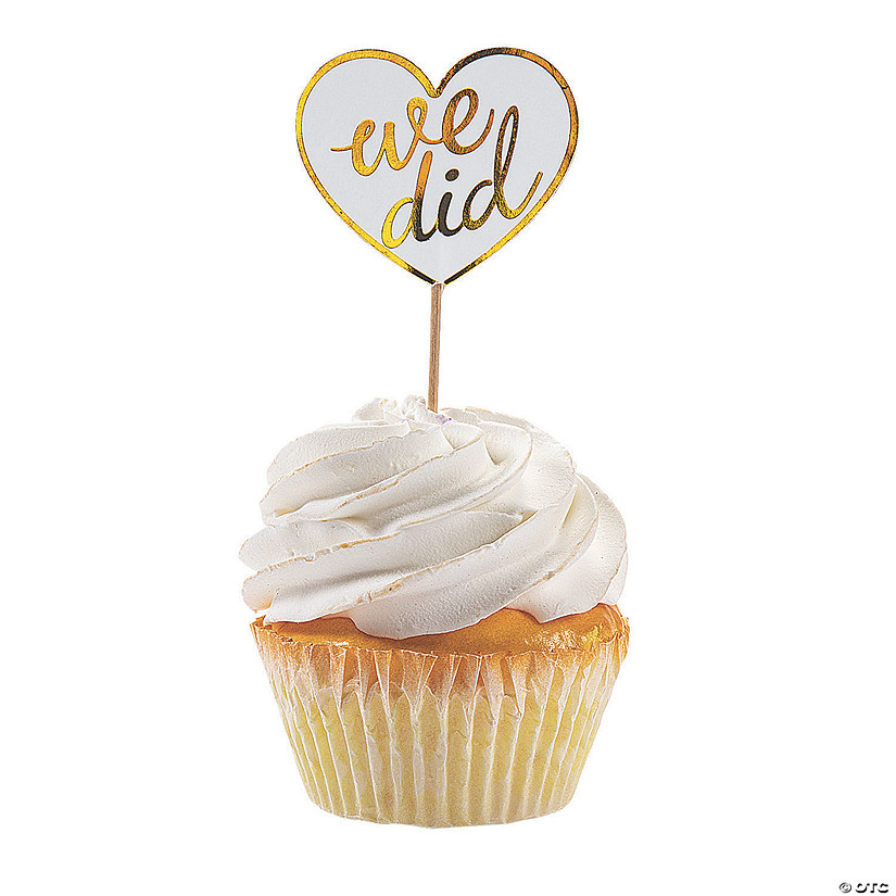Bulk 50 Pc. We Did Cupcake Picks Image