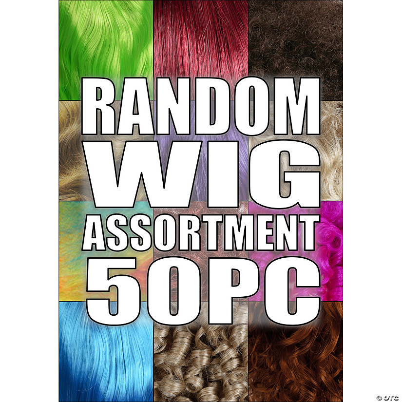 Bulk 50 Pc. Wig Assortment Image