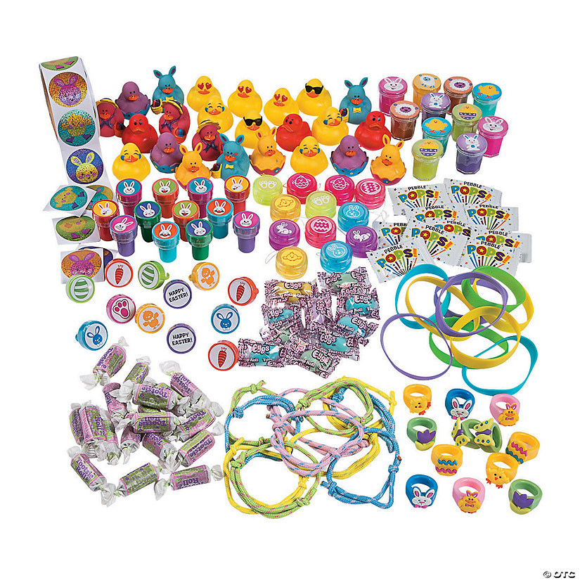 Bulk 500 Pc. Bulk Easter Egg Filler Candy & Toy Assortment Image