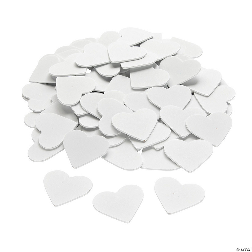 Bulk 500 Pc. Drop Box Guest Book Heart-Shaped Cutouts Image