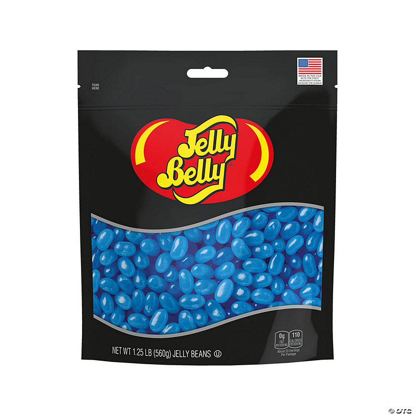 Bulk 500 Pc. Jelly Belly<sup>&#174;</sup> Blue Raspberry Single-Color Jelly Beans Candy Image