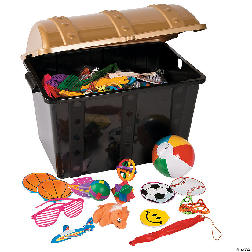 Bulk 500 Pc. Treasure Chest with Toys Image