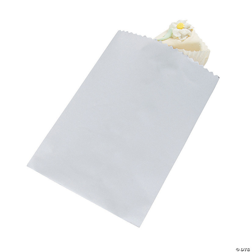Bulk  500 Pc. White Cake Treat Bags Image