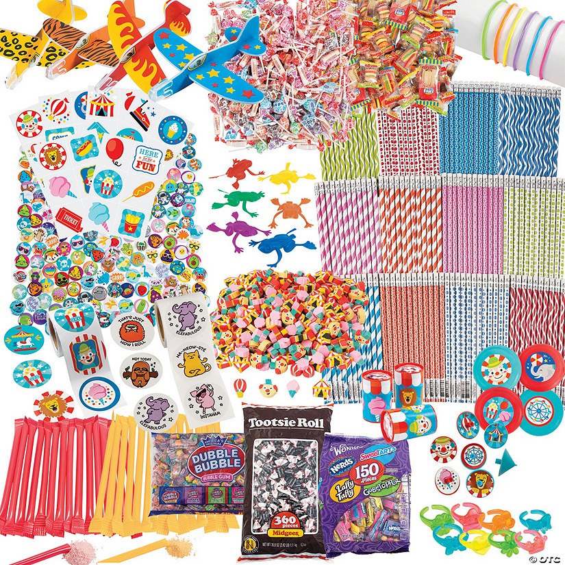 Bulk 5000 Pc. Carnival Candy & Toy Prize Kit Image