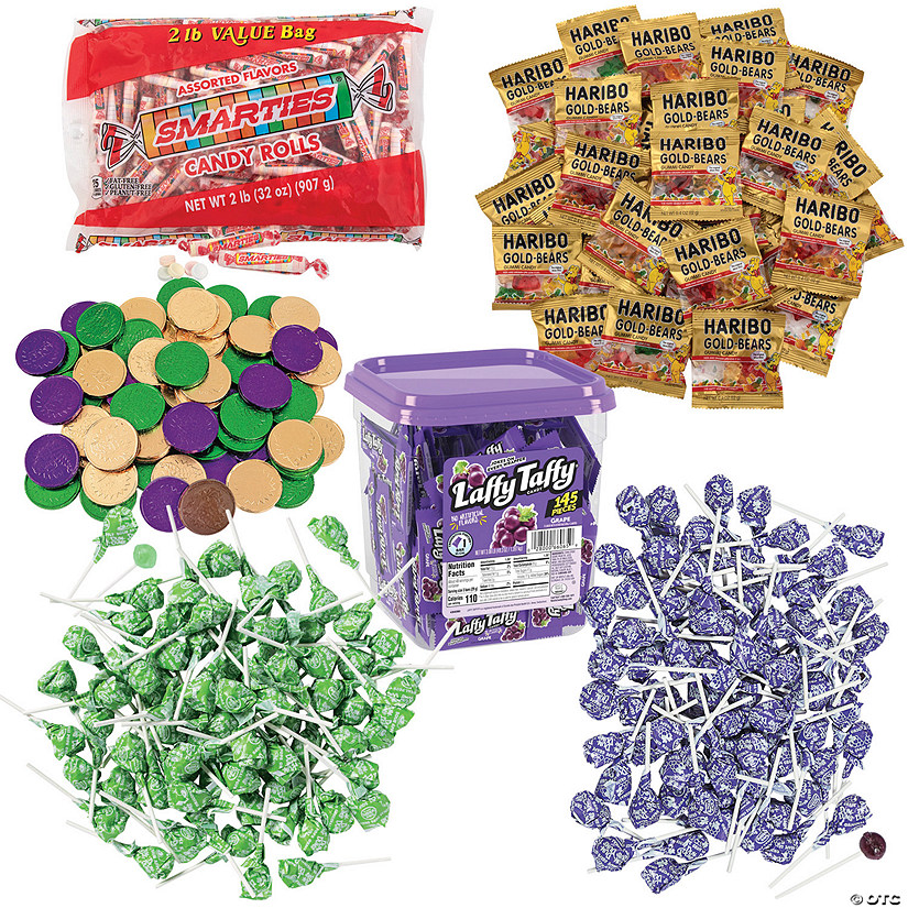 Bulk 512 Pc. Mardi Gras Candy Assortment Image