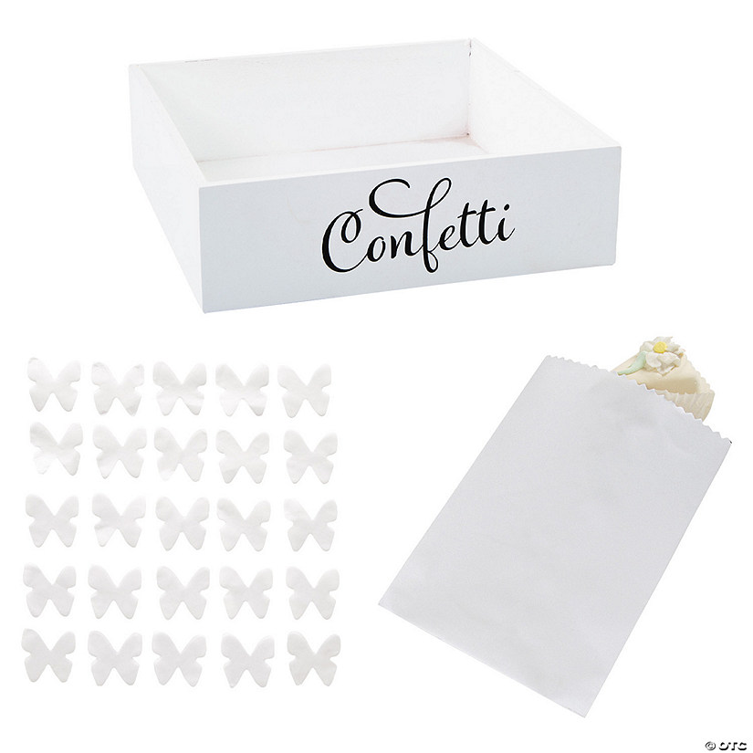 Bulk  52 Pc. Wedding Confetti Toss Kit Image
