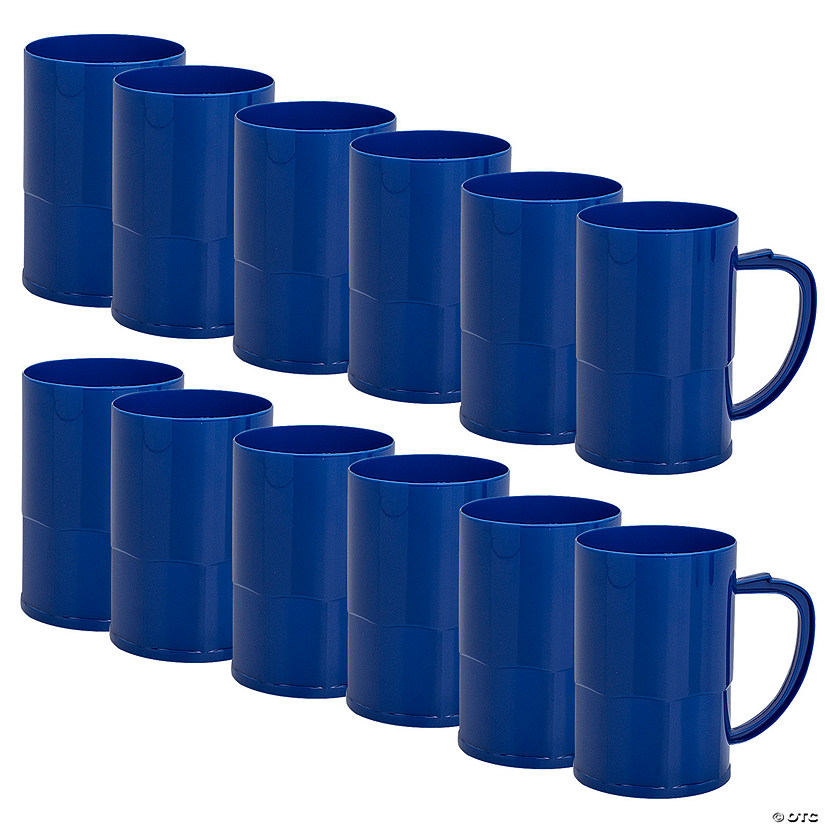 Bulk 60 Ct. Blue Plastic Mugs