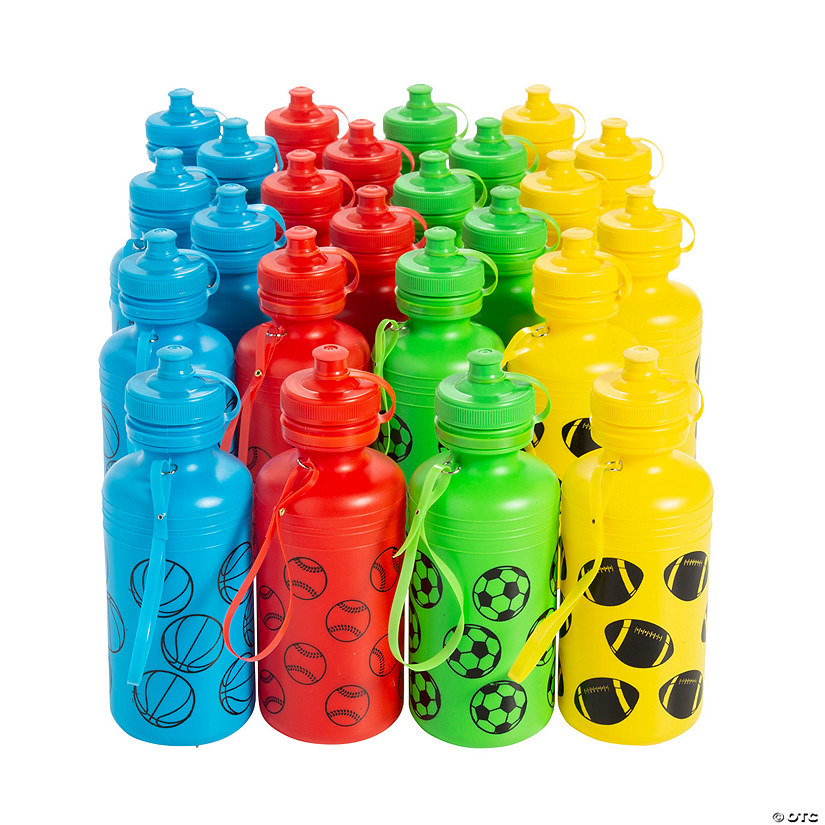 Bulk  60 Ct. Plastic Sport Water Bottles Image