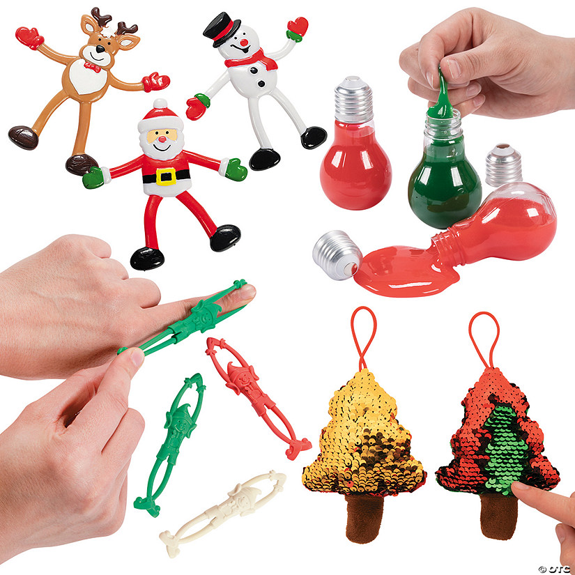 Bulk 60 Pc. Christmas Fidget Toys Kit Image