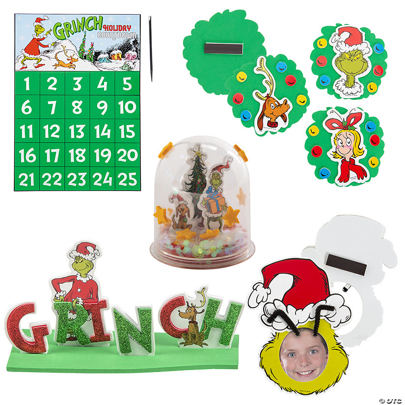 Bulk 60 Pc. Dr. Seuss&#8482; The Grinch Boredom Buster Kit Image