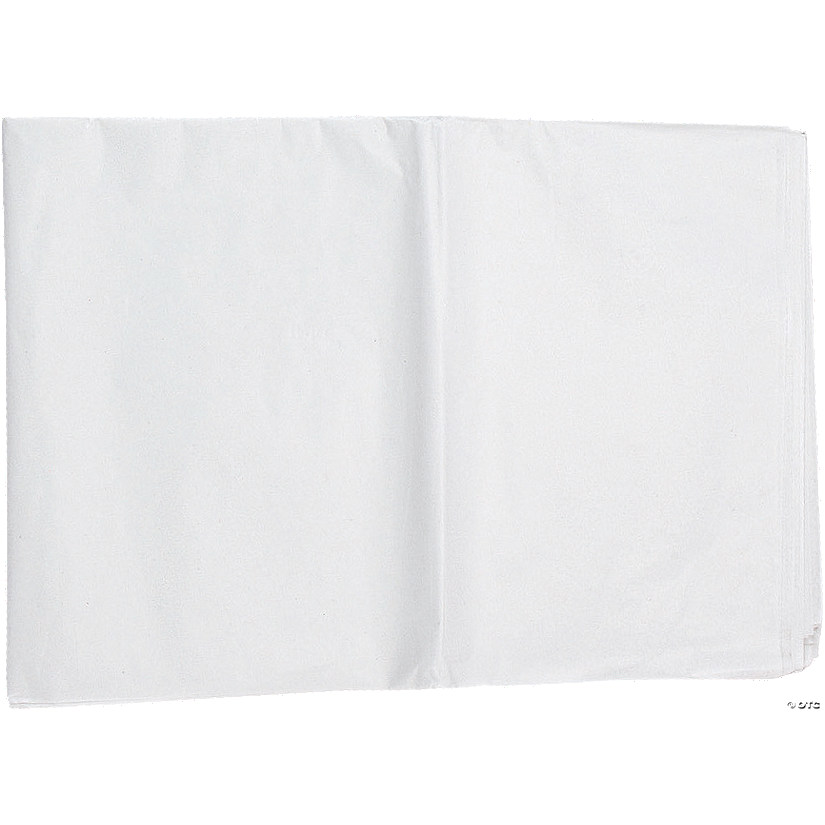 Bulk  60 Pc. White Tissue Paper Sheets Image