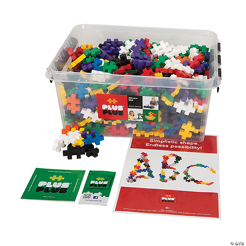 Bulk 600 Pc. Plus-Plus&amp;#174; Construction Set, Big Size Image