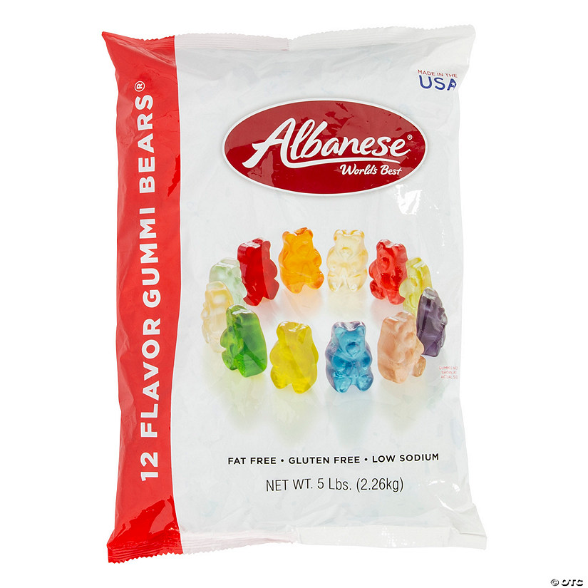 Bulk 630 Pc. Albanese<sup>&#174;</sup> Gourmet Assorted Flavor Gummy Teddy Bears Image