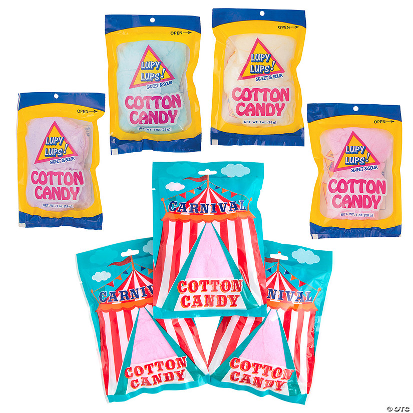 Bulk 72 Pc. Cotton Candy Assortment Oriental Trading