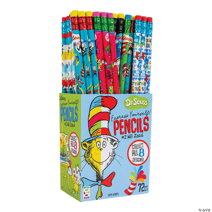 Bulk 72 Pc. Dr. Seuss&#8482; Express Yourself Pencils Image