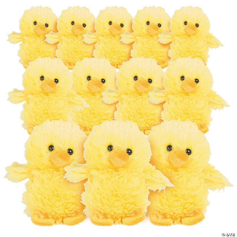 Bulk 72 Pc. Fuzzy Stuffed Chicks Image