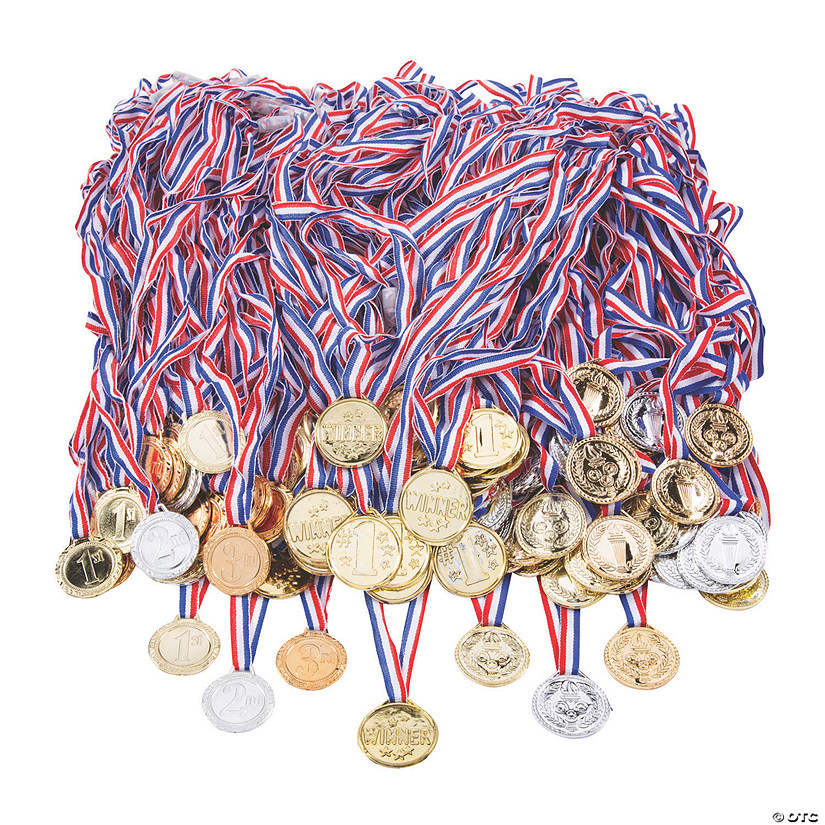Bulk 72 Pc. International Games Award Medal Assortment Image