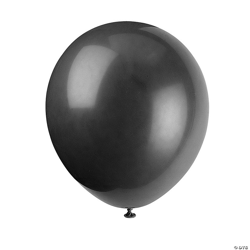 Bulk 72 Pc. Jet Black 12" Latex Balloons Image
